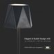 LED Stmívatelná dobíjecí dotyková stolní lampa LED/4W/5V 3000-6000K 1800 mAh černá