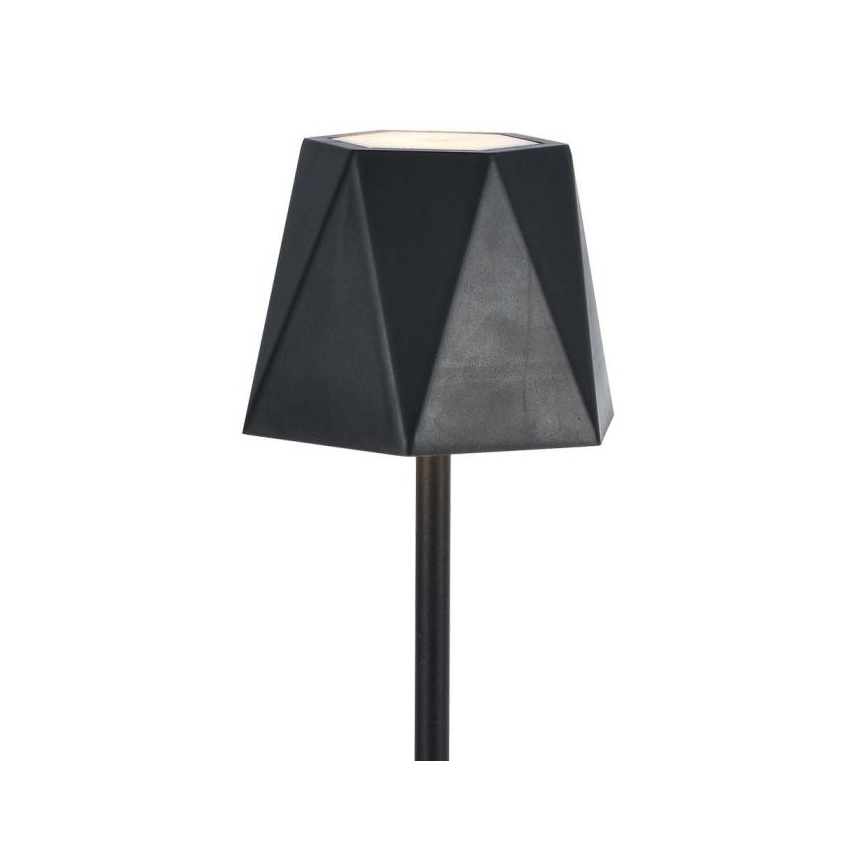 LED Stmívatelná dobíjecí dotyková stolní lampa LED/4W/5V 3000-6000K 1800 mAh černá
