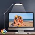 LED Stmívatelná dotyková flexibilní stolní lampa POINTIQ LED/15W/230V 3000-6500K CRI 96 černá