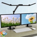 LED Stmívatelná dotyková flexibilní stolní lampa POINTIQ LED/24W/230V 3000-6500K CRI 92 černá