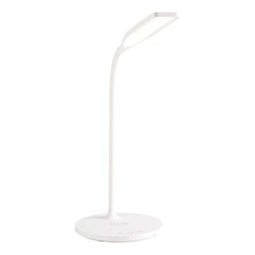 LED Stmívatelná dotyková flexibilní stolní lampa s 15W bezdrátovým nabíjením Qi LED/5,5W/230V 2700-6500K bílá