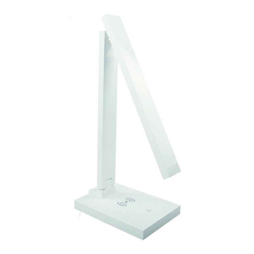 LED Stmívatelná dotyková lampa s bezdrátovým nabíjením LISA LED/5W/230V + USB