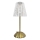 LED Stmívatelná dotyková nabíjecí stolní lampa ELBA LED/1,6W/800 mAh 3000/4000/6000K zlatá/čirá