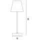 LED Stmívatelná dotyková stolní lampa LED/3,5W/5V 5200 mAh IP54 černá