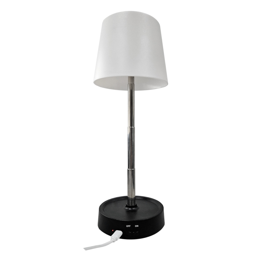 LED Stmívatelná dotyková stolní lampa LED/3W/5V USB 800 mAh bílá