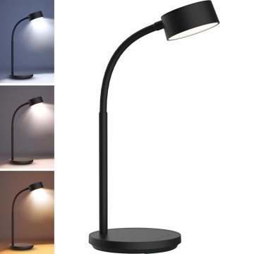 LED Stmívatelná dotyková stolní lampa LED/4,5W/5V 3000/4000/6500K černá
