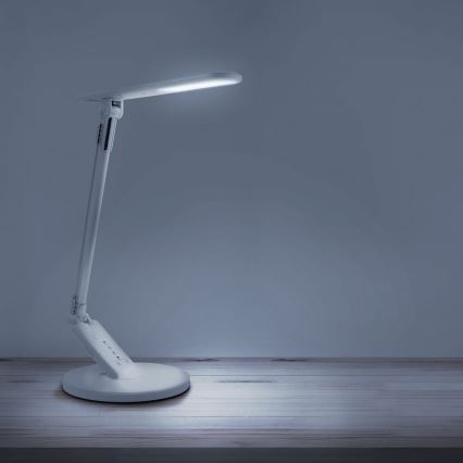 LED Stmívatelná dotyková stolní lampa OPTIMUM LED/7W/230V USB 3000/4000/6000K bílá