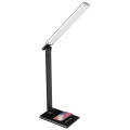 LED Stmívatelná dotyková stolní lampa s bezdrátovým nabíjením MEGGIE LED/8W/230V + USB