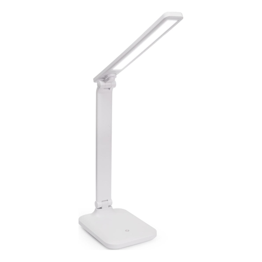 LED Stmívatelná dotyková stolní lampa s USB portem REMUS LED/5W/230V bílá