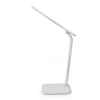 LED Stmívatelná dotyková stolní lampa s USB portem REMUS LED/5W/230V bílá