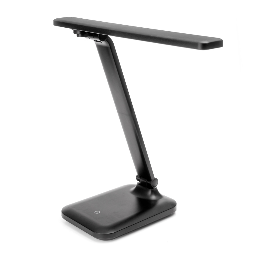 LED Stmívatelná dotyková stolní lampa s USB portem REMUS LED/5W/230V černá