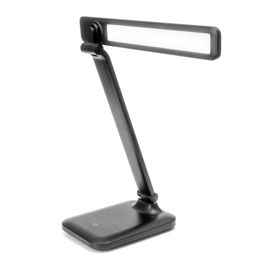 LED Stmívatelná dotyková stolní lampa s USB portem REMUS LED/5W/230V černá