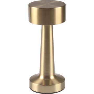 LED Stmívatelná dotyková stolní lampa SIMPLY LED/5V 2700/4000/6500K 800 mAh zlatá