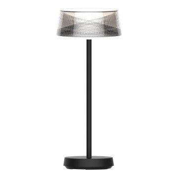 LED Stmívatelná dotyková venkovní stolní lampa CASABLANCA LED/3,4W/5V USB 3600 mAh IP44 černá