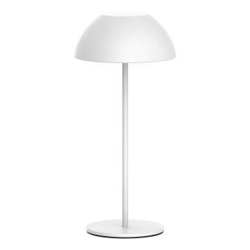 LED Stmívatelná dotyková venkovní stolní lampa TANZANIA LED/1,8W/5V USB 1800 mAh IP44 bílá