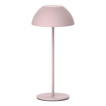 LED Stmívatelná dotyková venkovní stolní lampa TANZANIA LED/1,8W/5V USB 1800 mAh IP44 růžová