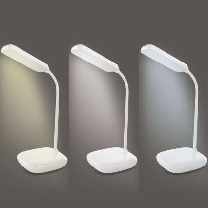 LED Stmívatelná flexibilní stolní lampa LED/12W/230V 3000K/4000K/6500K bílá
