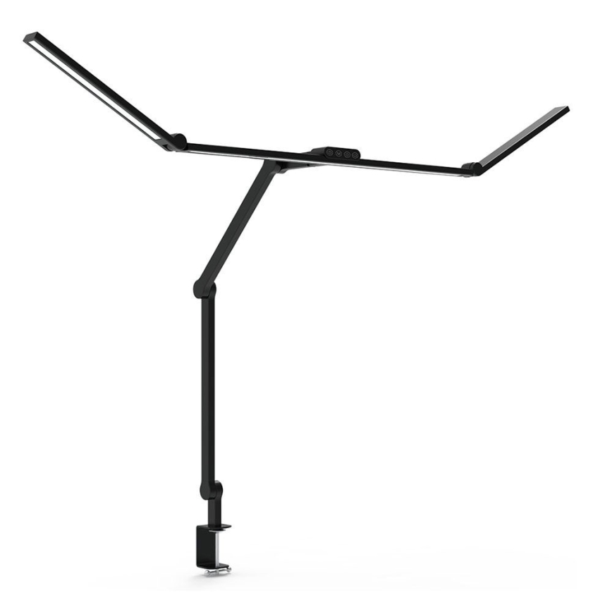 LED Stmívatelná dotyková flexibilní stolní lampa POINTIQ LED/36W/230V 3000-6500K CRI 92 černá