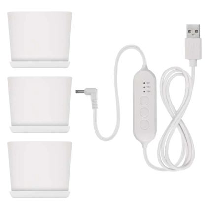 LED Stmívatelná interiérová lampa pro pěstování rostlin GROW LED/7W/5V