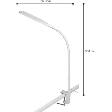 LED Stmívatelná lampa 3v1 LED/10W/230V 3000/4000/6000K CRI 90 bílá