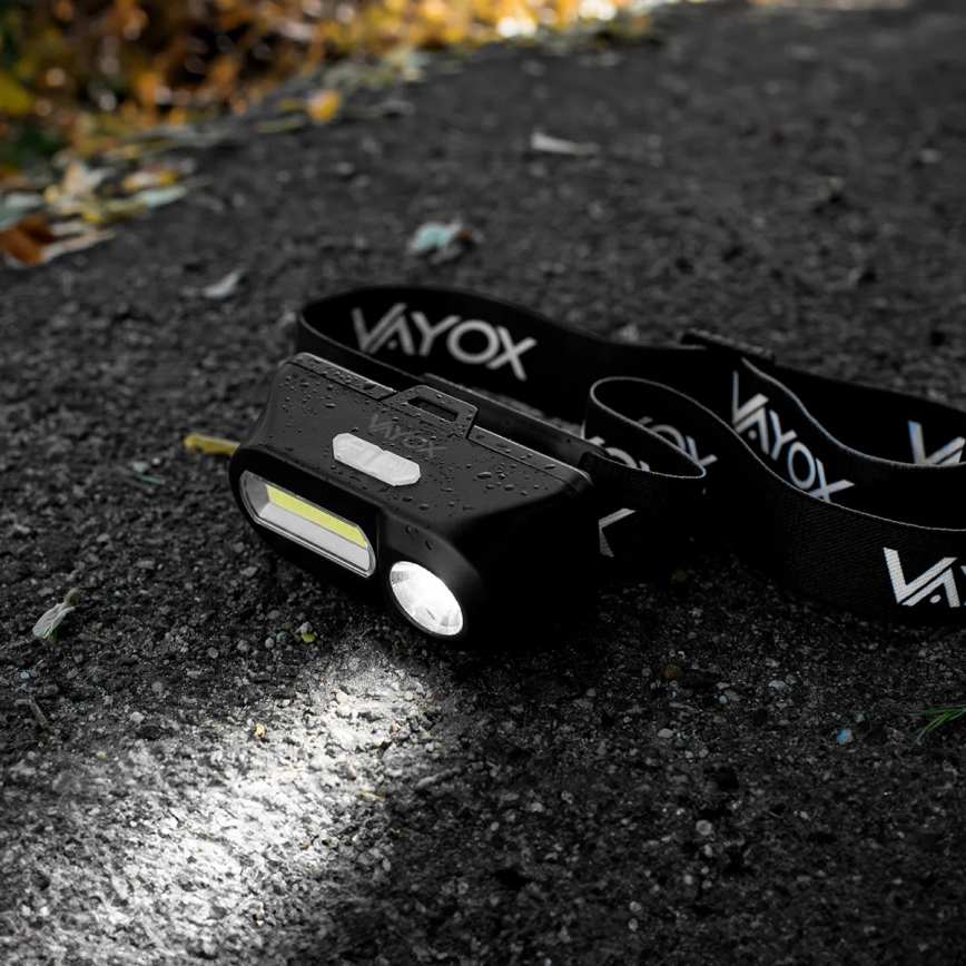 LED Stmívatelná nabíjecí čelovka 2xLED/5V IPX4 250 lm 2000 mAh