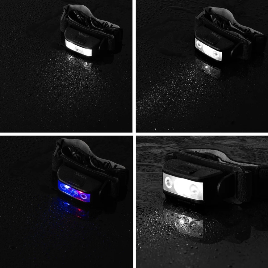 LED Stmívatelná nabíjecí čelovka 3xLED/5V IPX4 100 lm 1200 mAh