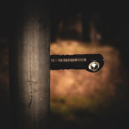 LED Stmívatelná nabíjecí čelovka s červeným světlem 3v1 LED/10W/5V IP66 500 lm 800 mAh