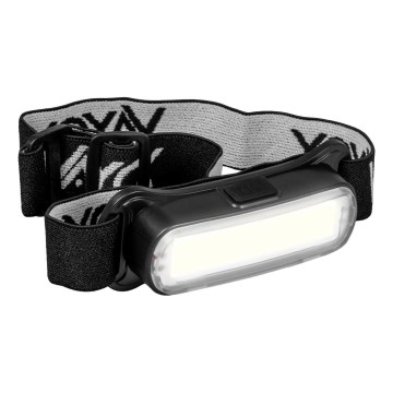 LED Stmívatelná nabíjecí čelovka LED/5V IPX4 300 lm 1200 mAh