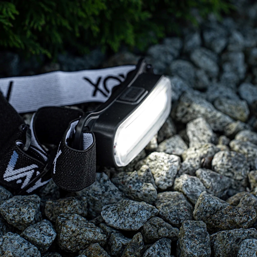 LED Stmívatelná nabíjecí čelovka LED/5V IPX4 300 lm 1200 mAh