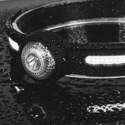 LED Stmívatelná nabíjecí čelovka s červeným světlem LED/5V IPX4 550 lm 600 mAh