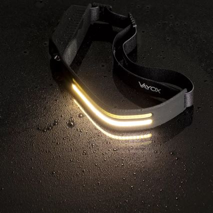 LED Stmívatelná nabíjecí čelovka se senzorem 3xLED/5V IP44 300 lm 1200 mAh