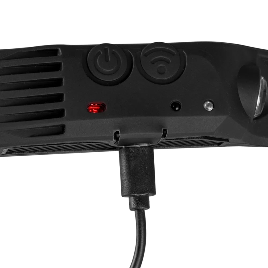 LED Stmívatelná nabíjecí čelovka se senzorem 3xLED/5V IP44 300 lm 1200 mAh