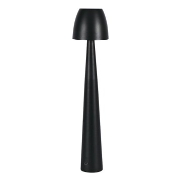 LED Stmívatelná nabíjecí dotyková stolní lampa LED/3W/5V 3000-6000K 1800 mAh černá