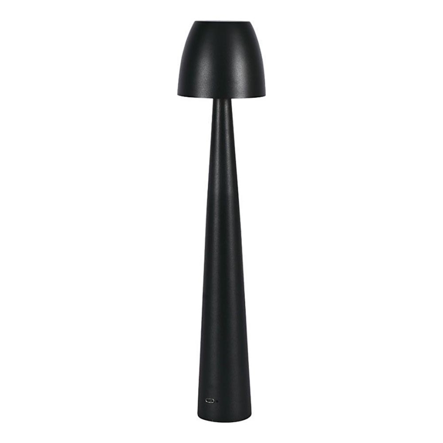 LED Stmívatelná nabíjecí dotyková stolní lampa LED/3W/5V 3000-6000K 1800 mAh černá