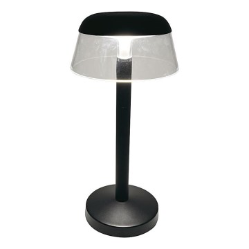 LED Stmívatelná nabíjecí dotyková stolní lampa LED/3W/5V 3000-6000K 1800 mAh černá