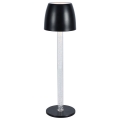 LED Stmívatelná nabíjecí dotyková stolní lampa LED/3W/5V 3000K 1800 mAh černá