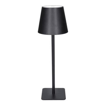 LED Stmívatelná nabíjecí dotyková stolní lampa LUCCA LED/3,7V 3000/4000/6500K 2000 mAh černá