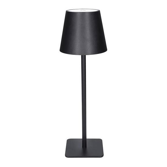 LED Stmívatelná nabíjecí dotyková stolní lampa LUCCA LED/3,7V 3000/4000/6500K 2000 mAh černá