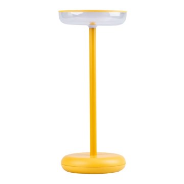 LED Stmívatelná nabíjecí lampa FLUXY LED/1,7W/1800 mAh IP44 žlutá