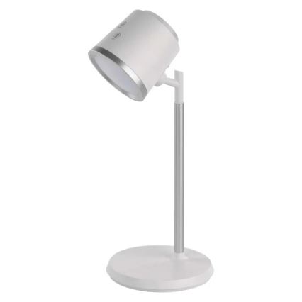 LED Stmívatelná nabíjecí stolní lampa 4v1 LED/6W/3,7V 3000K/4000K/6500K 1500mAh bílá