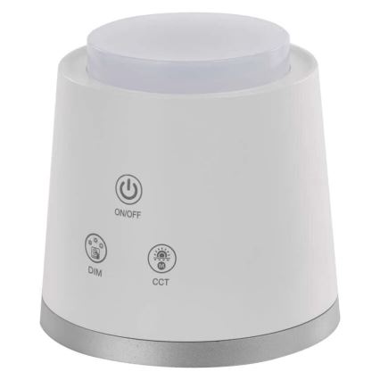 LED Stmívatelná nabíjecí stolní lampa 4v1 LED/6W/3,7V 3000K/4000K/6500K 1500mAh bílá