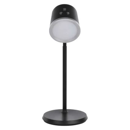 LED Stmívatelná nabíjecí stolní lampa 4v1 LED/6W/3,7V 3000K/4000K/6500K 1500mAh černá