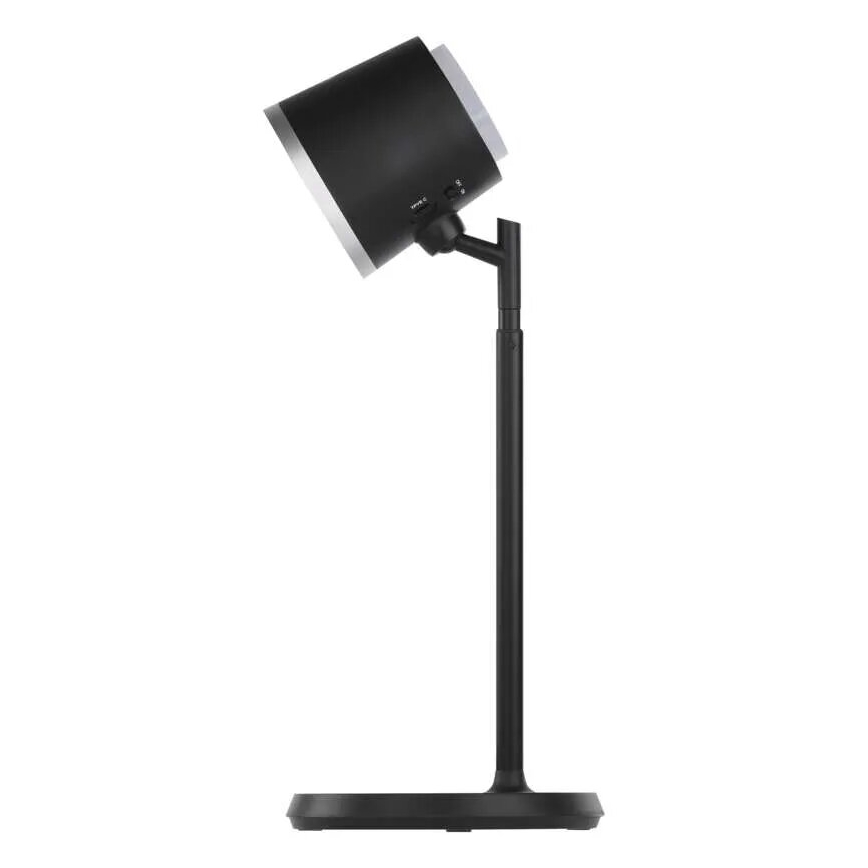 LED Stmívatelná nabíjecí stolní lampa 4v1 LED/6W/3,7V 3000K/4000K/6500K 1500mAh černá