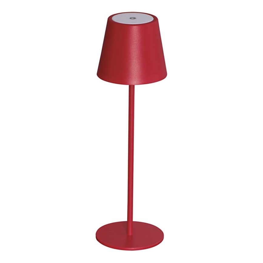 LED Stmívatelná nabíjecí stolní lampa INITA LED/1,2W/1800 mAh IP54 červená