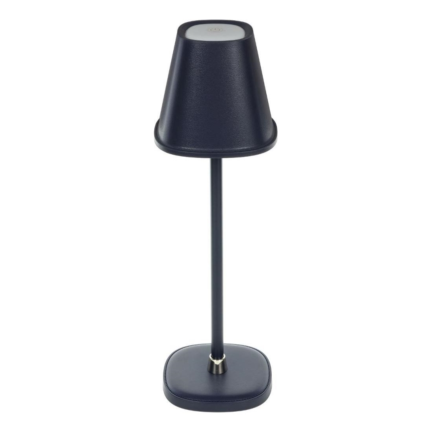 LED Stmívatelná nabíjecí stolní lampa LED/3W/1800 mAh tmavě modrá