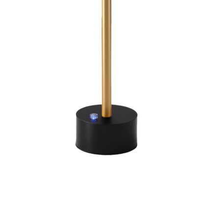 LED Stmívatelná nabíjecí stolní lampa SAM LED/5W/5V černá/zlatá