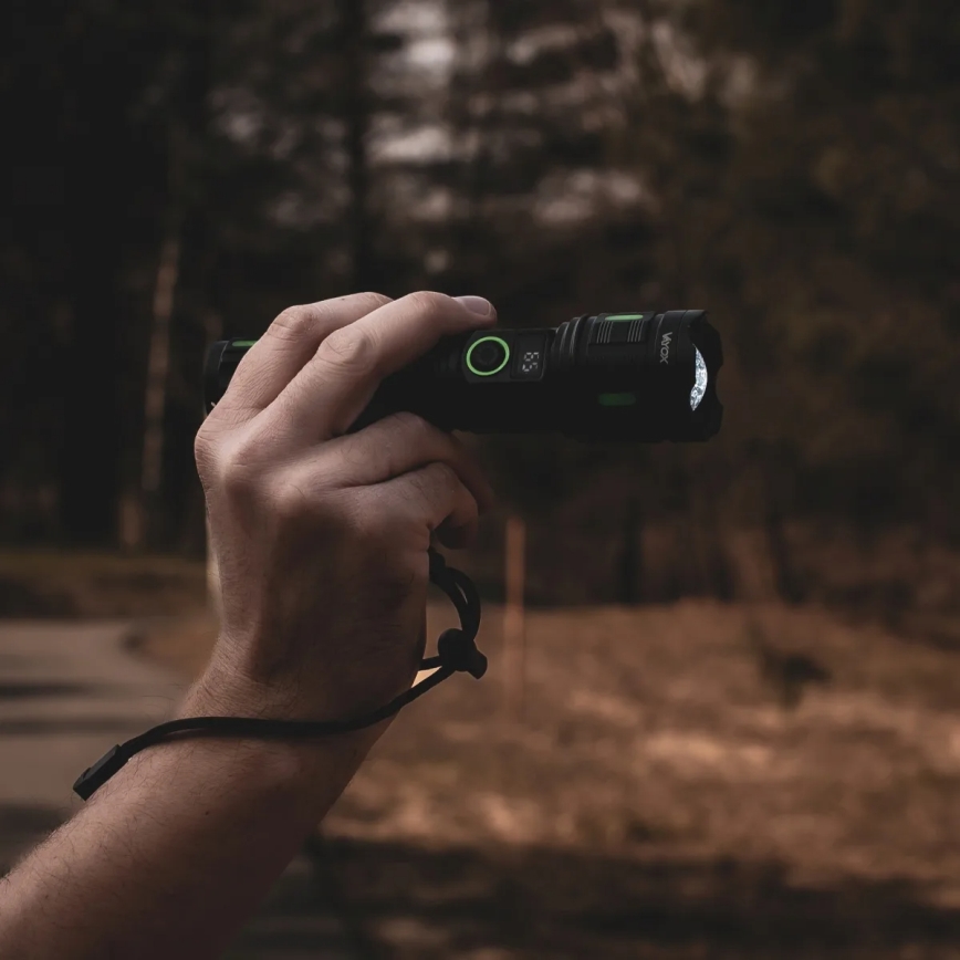 LED Stmívatelná nabíjecí svítilna s funkcí powerbanky LED/20W/5V IP44 1200 lm 5000 mAh