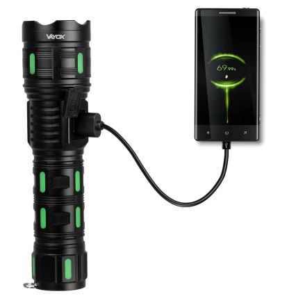 LED Stmívatelná nabíjecí svítilna s funkcí powerbanky LED/20W/5V IP44 1200 lm 5000 mAh