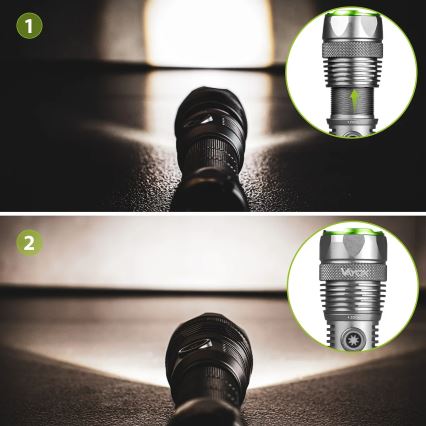 LED Stmívatelná nabíjecí svítilna s funkcí powerbanky LED/30W/5V IPX7 3000 lm 4000 mAh