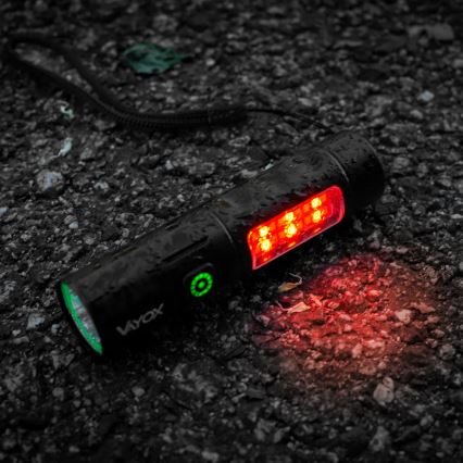 LED Stmívatelná nabíjecí svítilna s červeným světlem LED/5W/5V IPX4 250 lm 2000 mAh